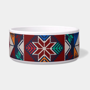 Écuelle Traditionnel Palestine Broderie tatreez coloré