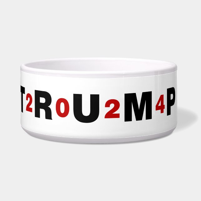 Écuelle Trump 2024 Rouge (Gauche)
