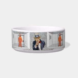 Écuelle Trump Prisoner Pet Bowl