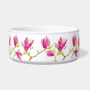Écuelle Tulip Magnolias sur un bol de salades