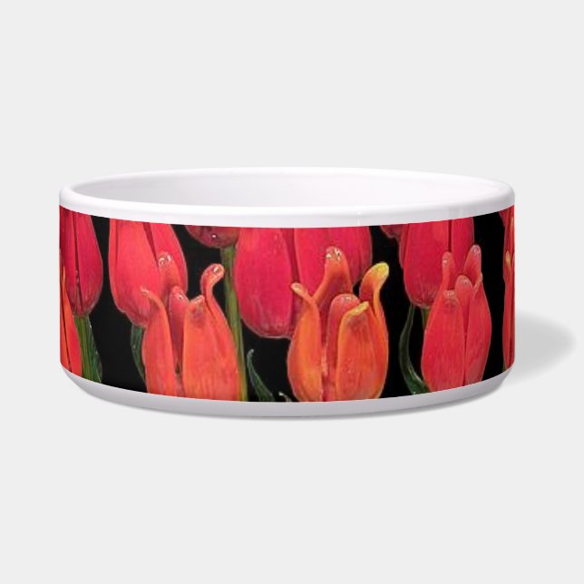 Écuelle Tulips Pet Bowl (Devant)
