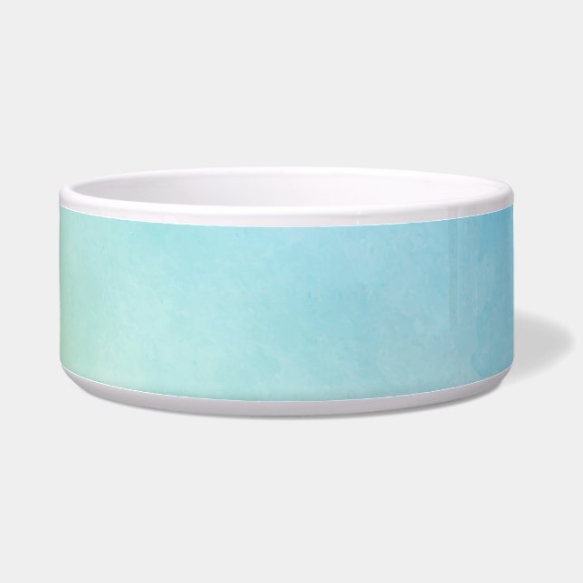 Écuelle Un bol en céramique avec une texture marbrée bleu  (Gauche)