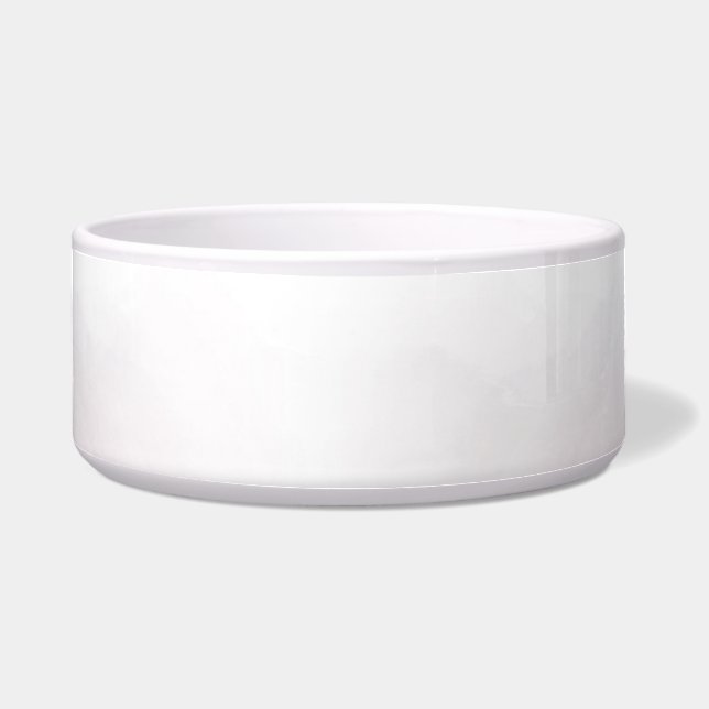 Écuelle Un bol en céramique blanc simple avec une finition (Devant)