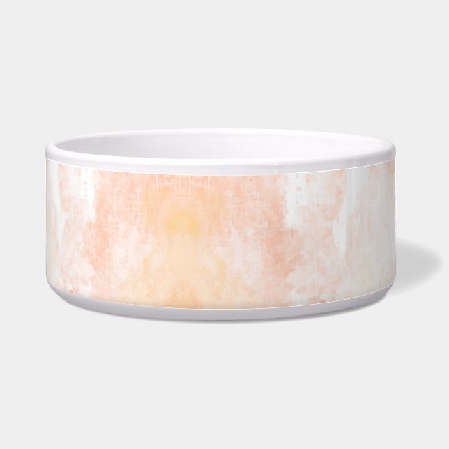 Écuelle Un bol en céramique blanche avec un doux (Devant)