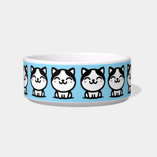 Écuelle Un bol pour chats bleu clair mignon