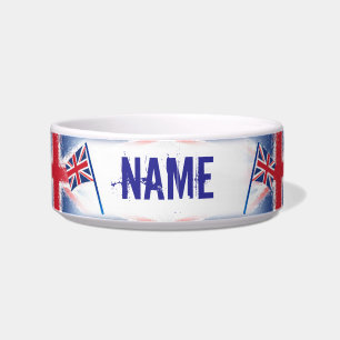 Écuelle Union Jack affligé