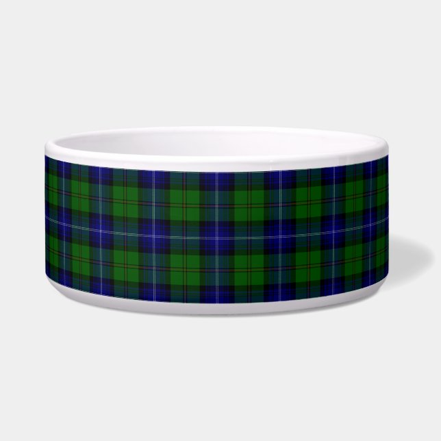 Écuelle Urquhart tartan bleu vert plaid (Devant)