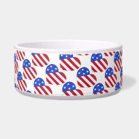 USA Patriotic Love Heart Rouge Blanc Bleu Drapeau