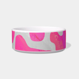 Écuelle Vache rose et blanc chaud