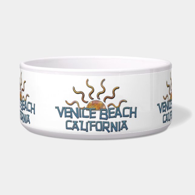 Écuelle Venice Beach Pet Bowl ! (Devant)