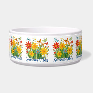Écuelle Vibrations d'été Floral avec Papillons