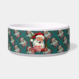 Écuelle Vintage Père Noël Joyeux Motif d'illustration de N