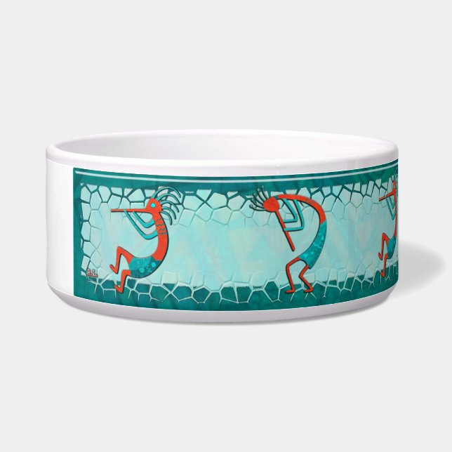 Écuelle Visitors Native Folk Art (Gauche)