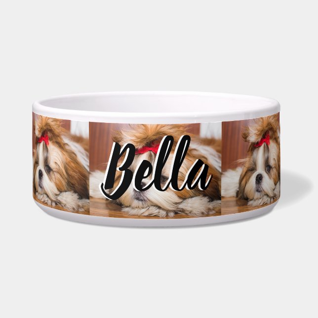 Écuelle Votre chiot chien animal de compagnie photo person (Devant)
