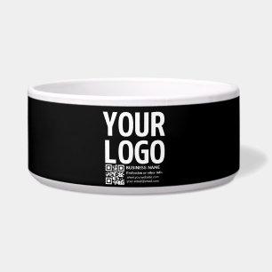 Écuelle Votre logo avec code QR et texte modifiables