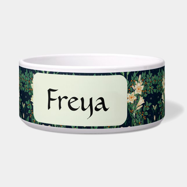 Écuelle Walter Crane personnalisé "Francesca" Botanique (Devant)