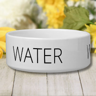 Écuelle Water Custom Simple Text Pet
