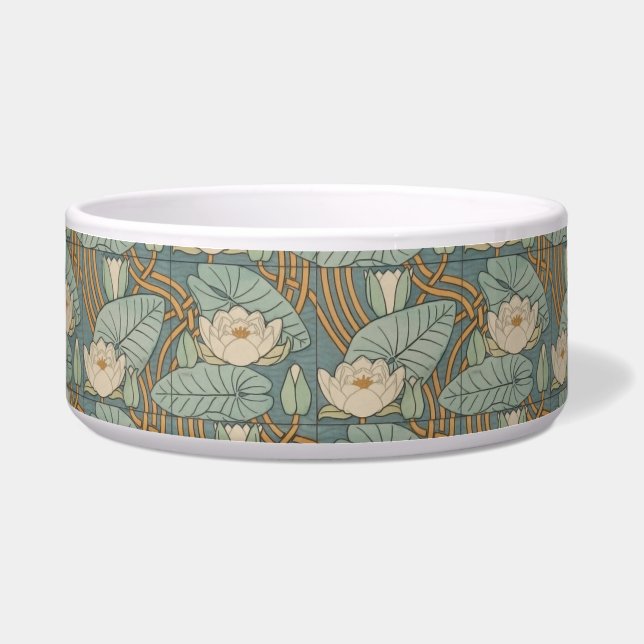 Écuelle Water Lys Lily Art Nouveau Nature (Devant)