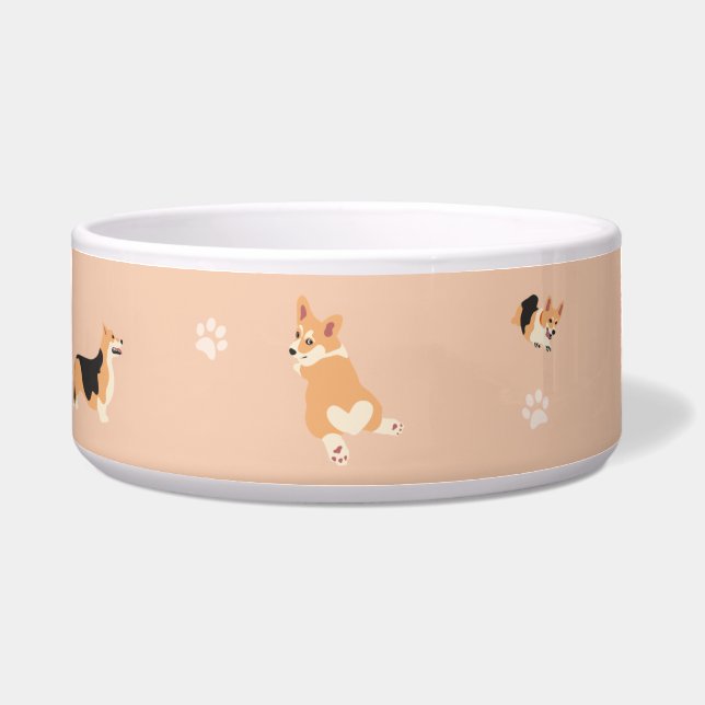 ÉCUELLE WELSH CORGI DOG BOWL (Devant)