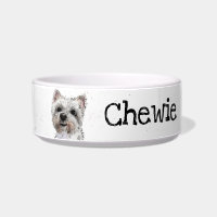 Westie, West Highland Terrier personnalisable Bowl