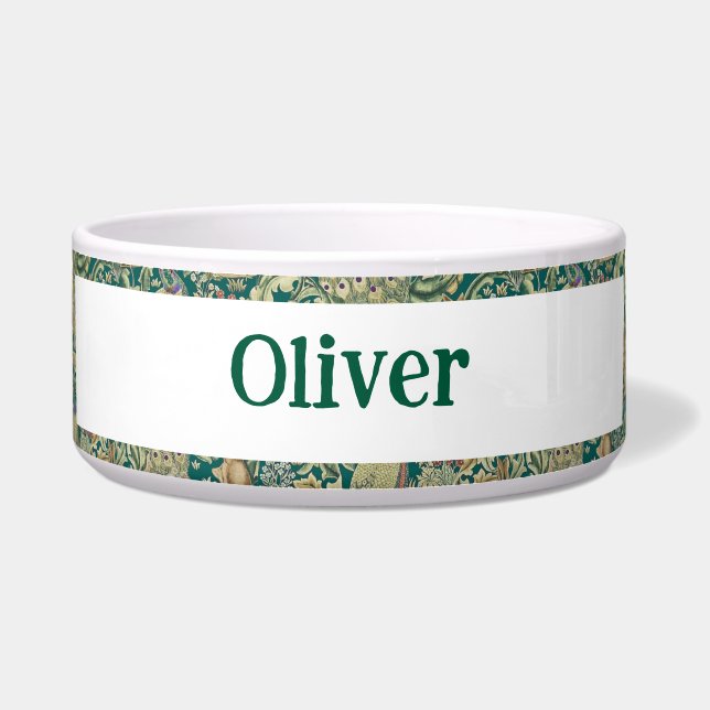 Écuelle William Morris Forest Victorian Personalized (Devant)