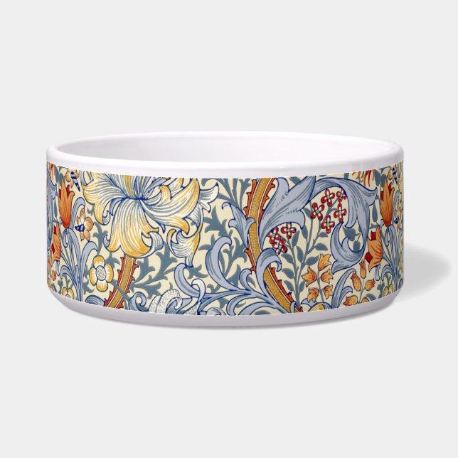 Écuelle William Morris Gold Lily Victorian Botanical (Droite)