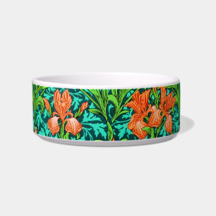 Écuelle William Morris Irises, orange et turquoise