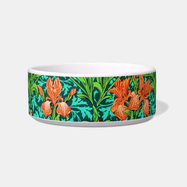 Écuelle William Morris Irises, orange et turquoise (Droite)