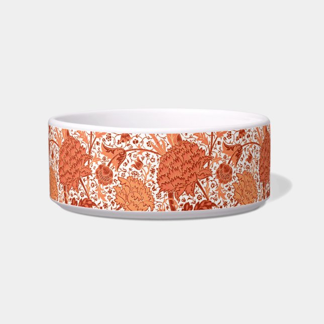 Écuelle William Morris Jacobean Floral, Coral Orange (Gauche)