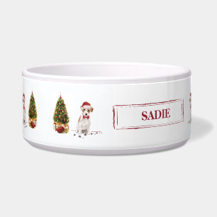 Écuelle Wire Haired Jack Russell Funny Christmas Chien