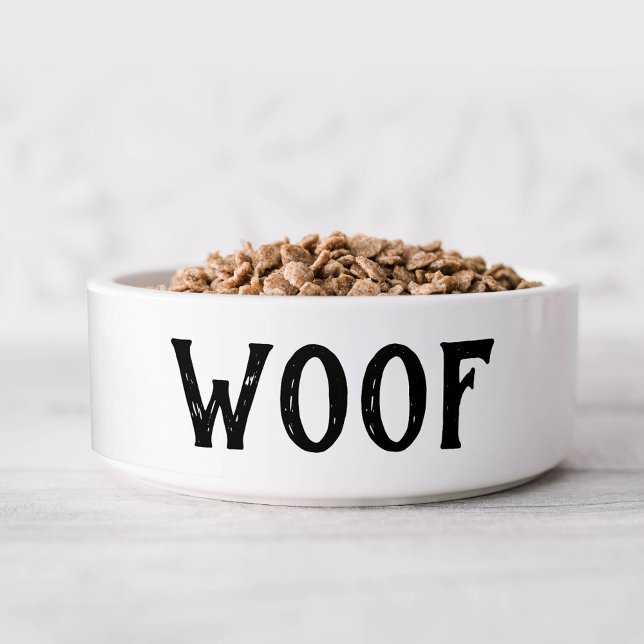 Écuelle Woof Personnalisé Grand Chien Bowl (Créateur téléchargé)
