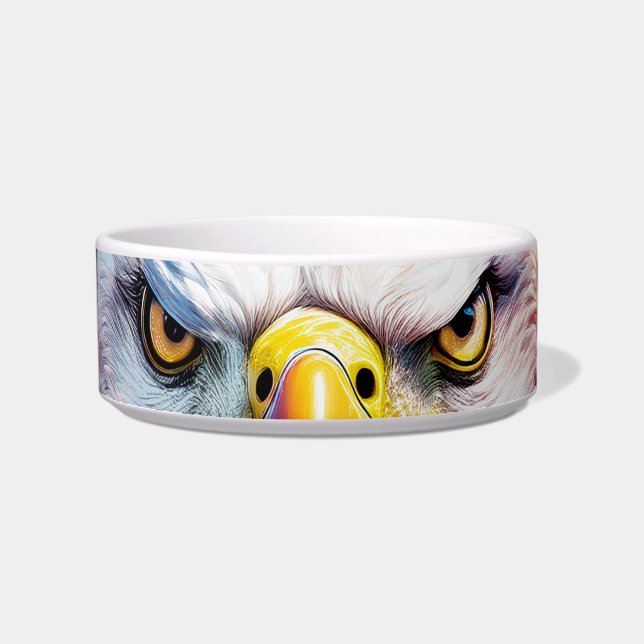 Écuelle Yeux d'aigle brun, Feux d'artifice  (Devant)