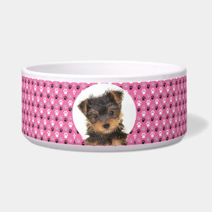 Écuelle Yorkshire Terrier Photo personnalisée et nom Chien
