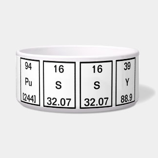 Écuelle Yttrium de sodium de plutonium (chat)