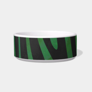 Écuelle Zebra Black et Green Print