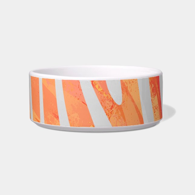 Écuelle Zebra Orange and White Print (Droite)