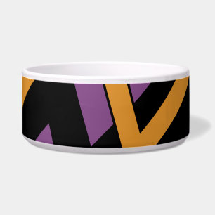 Écuelle Zig Zags Halloween Orange Violet