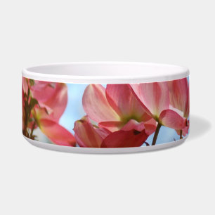 Écuelles pour chiens Fleurs de cornouiller rose Ca