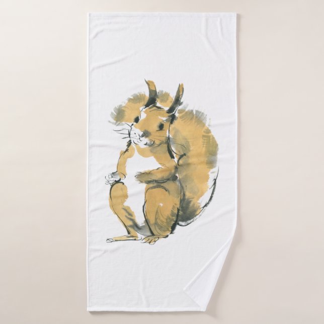 Écureuil (Serviette de bain)