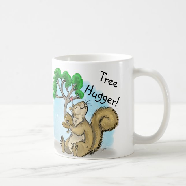 Écureuil Arbre Hugger Mug (Droite)