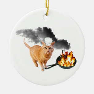 Écureuil avec ornement en céramique Acorn coloré