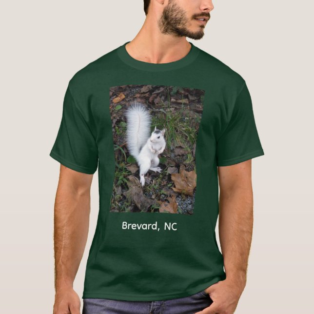 Écureuil blanc de Brevard - T-shirt à manches long (Devant)