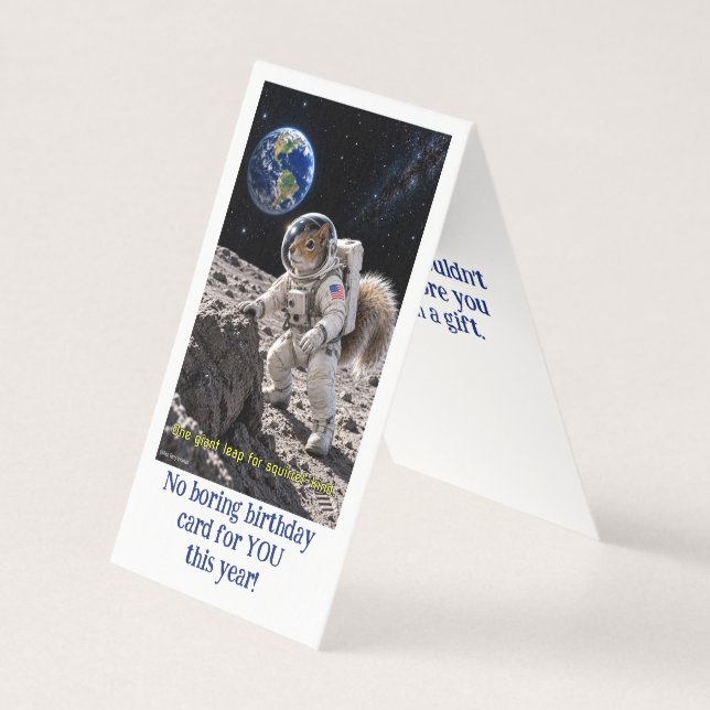 Écureuil dans l'espace (Front)