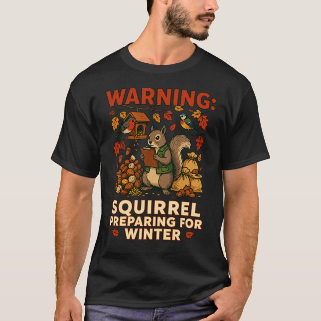 Écureuil d'avertissement Préparation pour T-Shirt  (Devant)