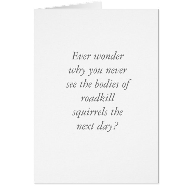 Écureuil de zombi (Devant)