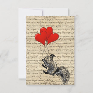 Écureuil et ballons cardiaques