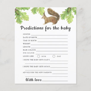 Écureuil - prédictions et conseils pour bébé