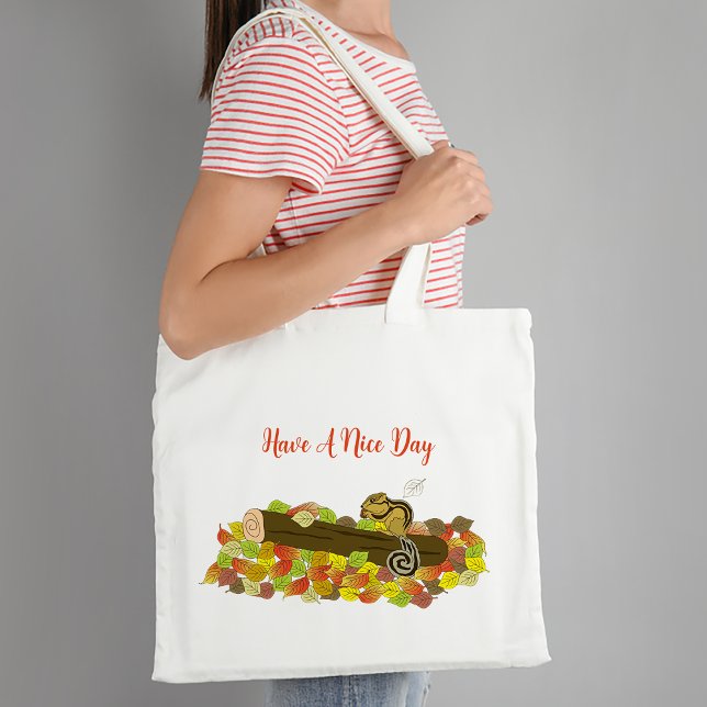 Écureuil sur le Sac fourre-tout des branches (Squirrel on branch Tote Bag
)