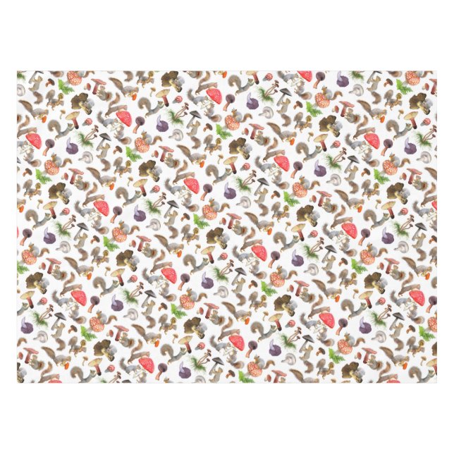 Écureuils avec nappes de champignons (Devant (Horizontal))