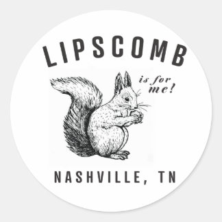 Écureuils de stickers Lipscomb